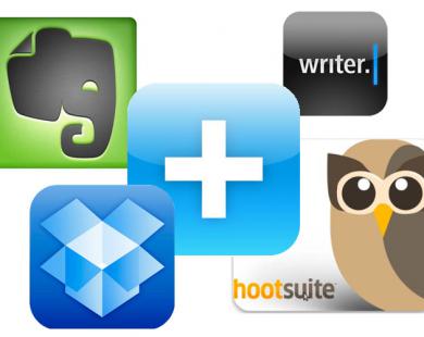 blogging apps collage