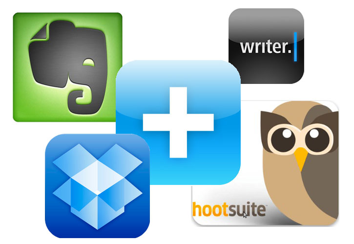 blogging apps collage