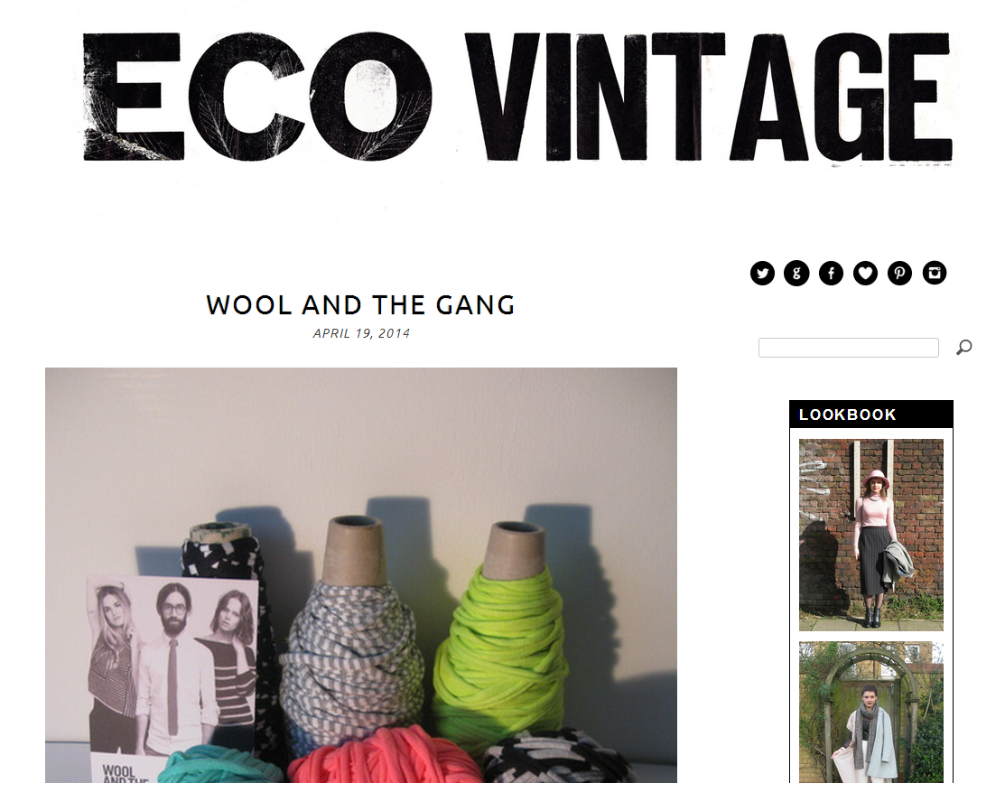 Eco Vintage blog screen grab