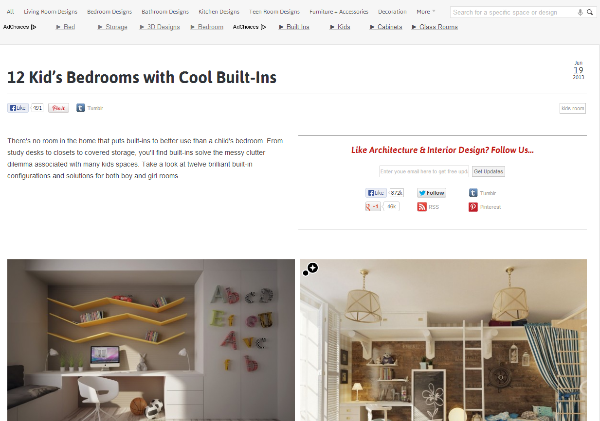 Top Five Interior Design Blogs For Children Collectivedge