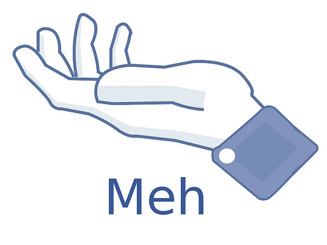 Meh Facebook hand