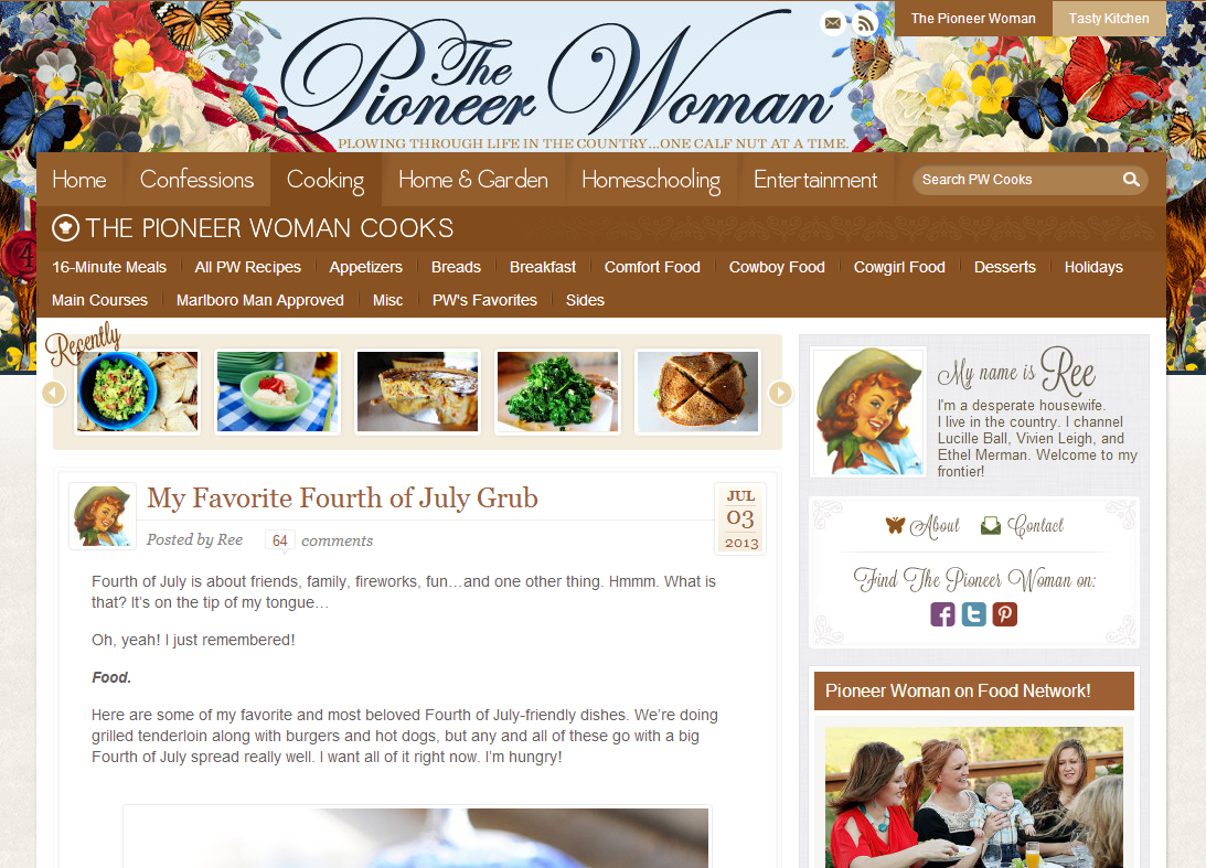 The Pioneer Woman screen grab